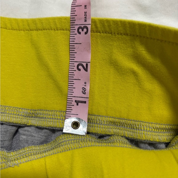 ANTHROPOLOGIE Daily Practice High Rise Drawstring Shorts | Large | Gray Pattern - Picture 9 of 15